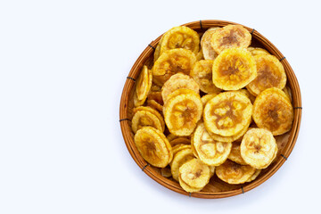 Banana stuffed with tamarind. Fruit snack