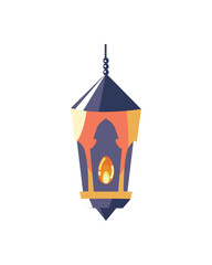 flat muslin lantern design