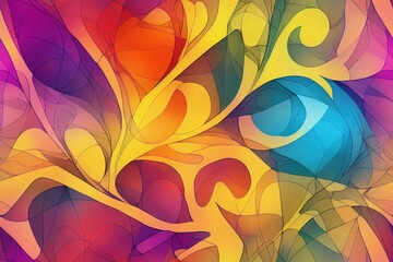 Fototapeta na wymiar Colorful paisley bandana fabric patchwork abstract 2d seamless pattern High quality 2d illustration