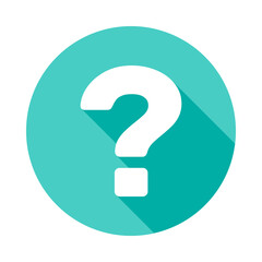 Question mark, FAQ sign, Help symbol, vector mark symbols light blue style. Isolated icon.