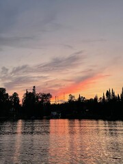 Naklejka premium Colourful Sunset