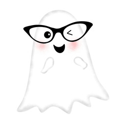 ghost halloween with transparant background 