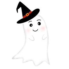 ghost halloween with transparant background 