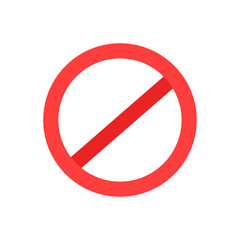 Forbidden icon illustration design