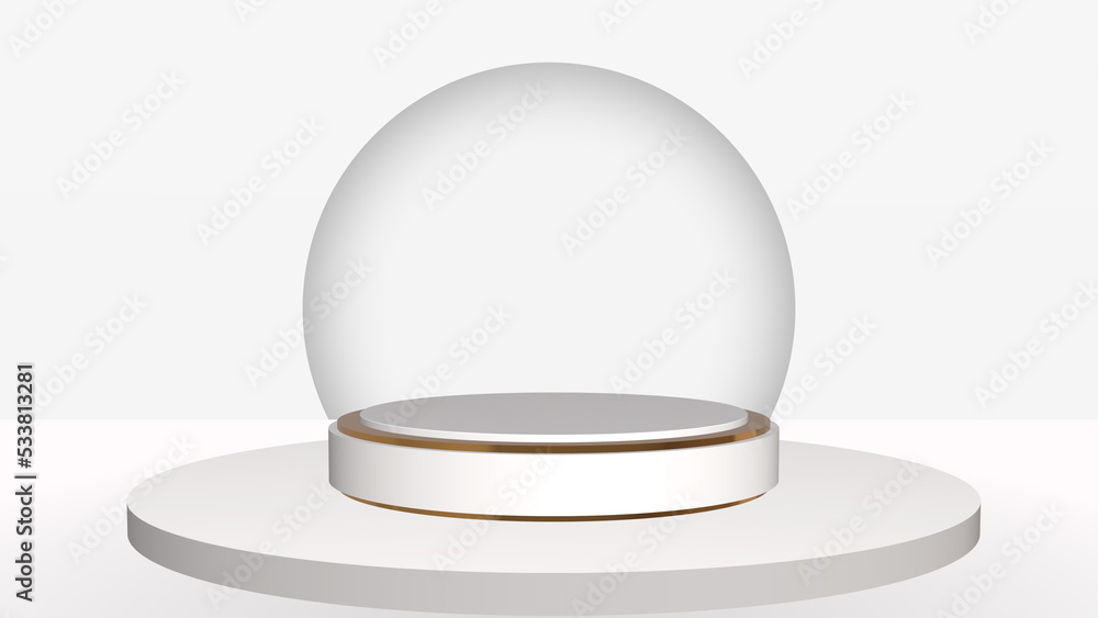 Poster abstract 3d podium products stand products display background. minimal style. suitable for stand to 