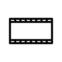 movie frame outline icon illustration design