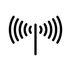 network signal outline icon illustration design