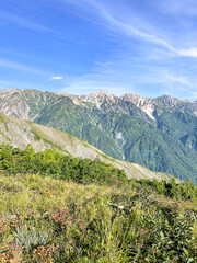 唐松岳　登山道