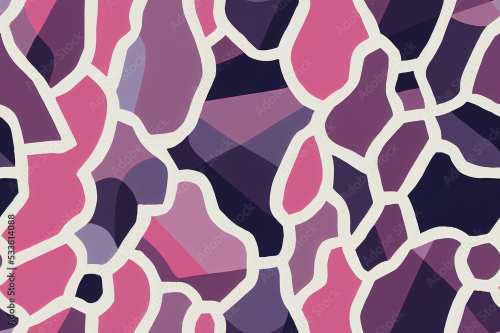 Poster set of trendy minimalist seamless pattern with abstract hand drawn composition