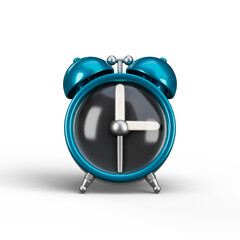 Alarm clock icon isolated 3d render illustration