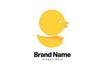 Papercut Style Duck Logo for Creative and Child Field Company