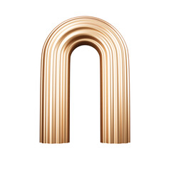 Fototapeta premium Transparent podium decoration icon isolated 3d render illustration