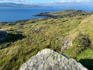 Landscape of Kenmare Bay at Inward Ardgroom, Beara, Cork, Ireland.