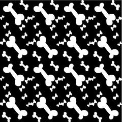 Background footage wallpaper and seamless artwork illustration texture of vector graphic drawing Bone line design isolated flat trendy black white graphic designs  beautiful pattern colorful fabric