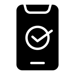 booking glyph icon