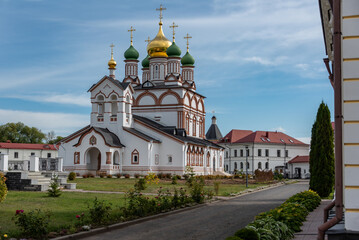 Fototapeta na wymiar Troitse-Sergiev Varnitsky Monastery. Golden Ring of Russia. Rostov Veliky.