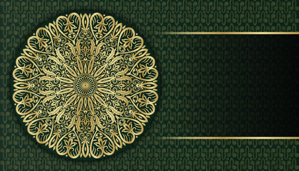 Beautiful abstract luxury mandala background design. Abstract ornamental greeting card design.