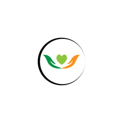 hand charity togetherness icon image illustration vector design