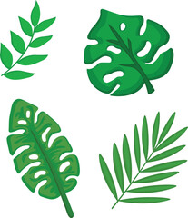 Leaf Leaves Green Nature Illustration Vector Clipart