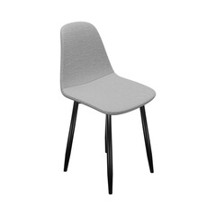 Realistic Chair Illustration. 3D Render.