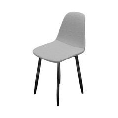 Realistic Chair Illustration. 3D Render.