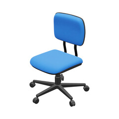 Realistic Chair Illustration. 3D Render.