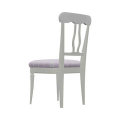 Realistic Chair Illustration. 3D Render.