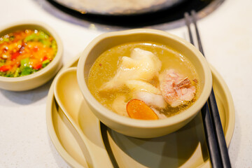 Coconut Chicken Soup Hot Pot