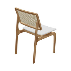 Realistic Chair Illustration. 3D Render.