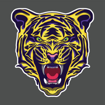 Tiger Head logo design