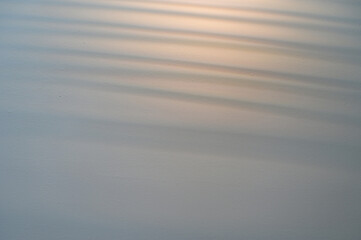 white curtain with warm light in the room