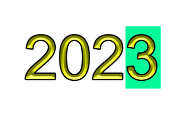 year 2023 transparent background