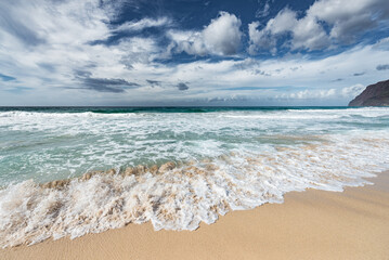 Fototapeta na wymiar Hawaiian Island Kuai Remote Beach