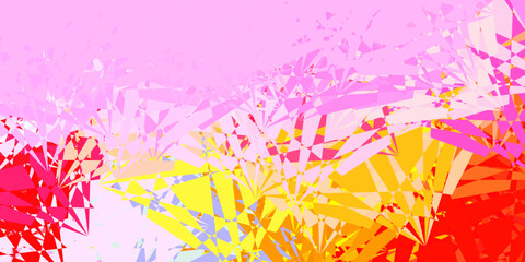 Light Multicolor vector texture with random triangles.