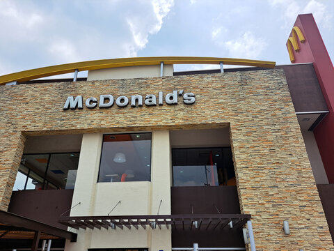 Mexico State, Mexico - Jul 12 2022: McDonald's, the hamburger and fast food restaurant, launches an expansion and digitization plan, apart from the fact that AutoMac and delivery gained strength