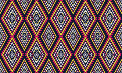 Geometric ethnic pattern for background,fabric,wrapping,clothing,wallpaper,batik,carpet,embroidery style.