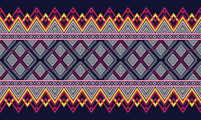 Geometric ethnic pattern for background,fabric,wrapping,clothing,wallpaper,batik,carpet,embroidery style.