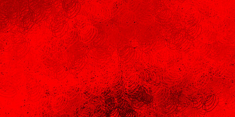 Dark orange vector pattern with spheres.