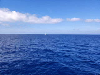 Obraz premium seascape on Ionian sea at Corfu island