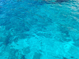 clear turquoise sea water background