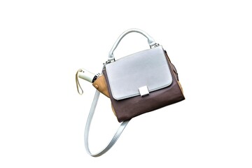 the stylish lightweight women's bag is isolated against a white background.