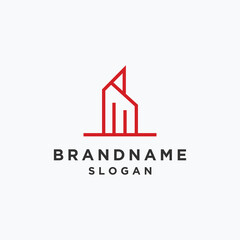 Real estate logo icon design template 