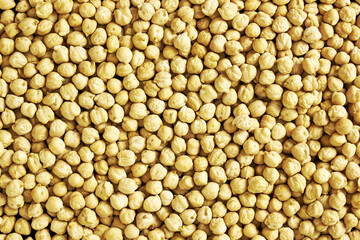 chickpeas scattered on the table background backdrop