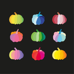 halloween psychedelic pumpkin
