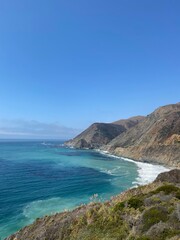 Fototapeta premium view of the coast of big sur, california