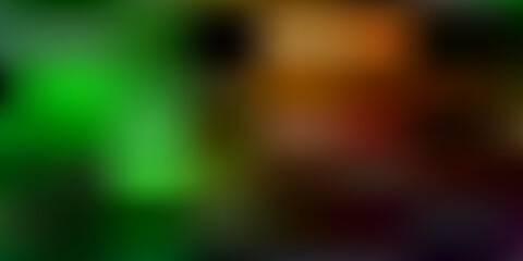 Light blue, green vector abstract blur layout.