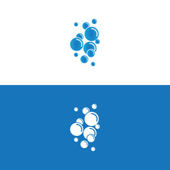 Natural realistic bubble illustration vector design