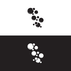 Natural realistic bubble illustration vector design