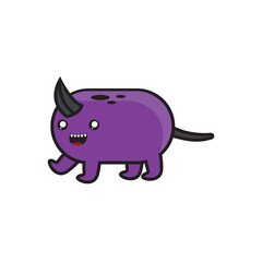 illustration vector graphic of animal doodle cartoon.