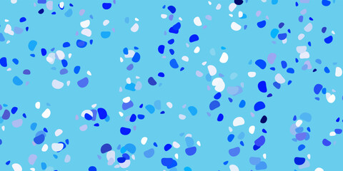 Light blue vector background with random forms.